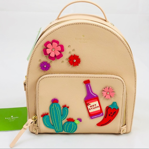 kate spade Handbags - New! Kate Spade Cactus Saffiano Leather Backpack
